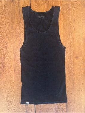 Ekko Vision Black Ribbed Tank Top